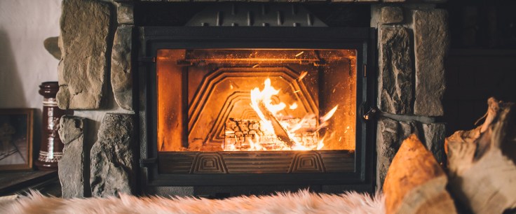 feu de cheminée